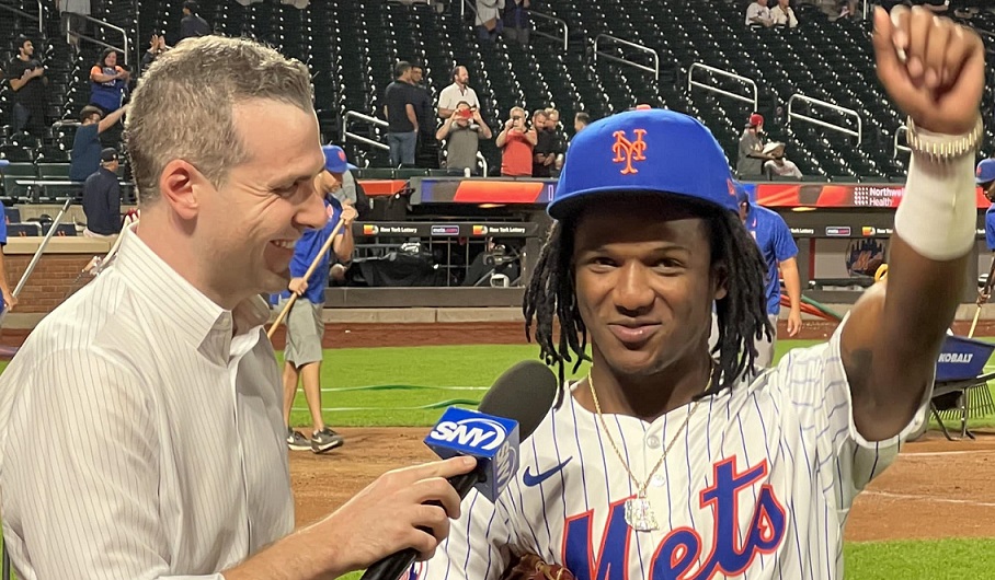 Luisangel Acuña pegó su tercer jonrón del año