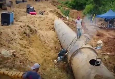 Instalan red de agua potable en Petare