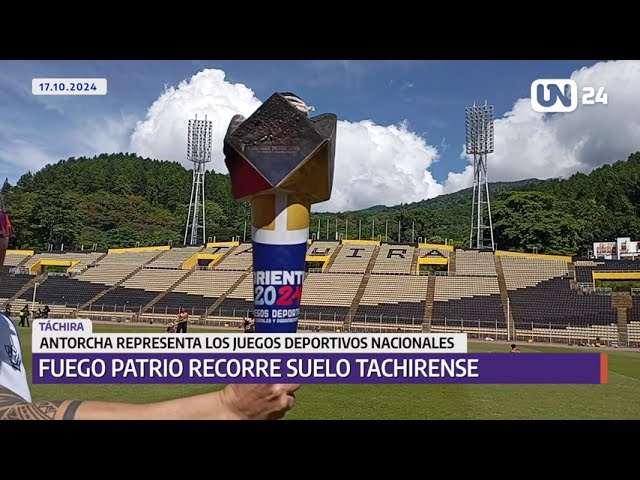 El fuego de los Juegos Nacionales Juveniles llegó a Táchira