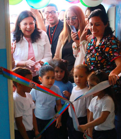 Repotencian centro educativo "Lea Benshimol" en el 23 de Enero