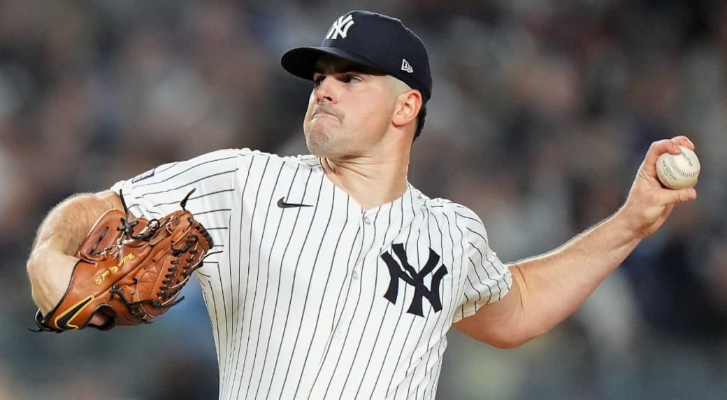 El cubano Carlos Rodón amarró a Cleveland y los Yankees pegan primero