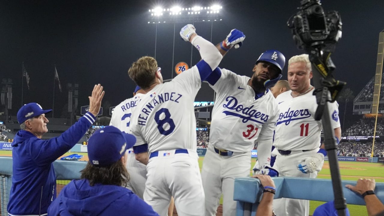 Los Dodgers de Los Ángeles ganan la Serie Divisional a los Padres con otra blanqueada