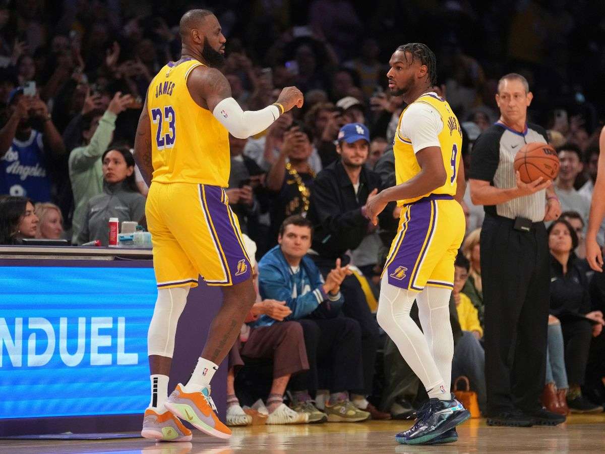 LeBron y Bronny James hicieron historia en NBA