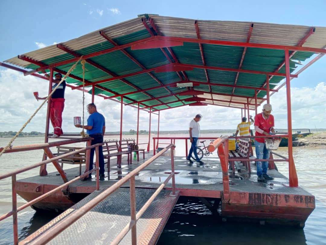 Avanzan mejoras en Puerto de Lanchas de Ciudad Orinoco