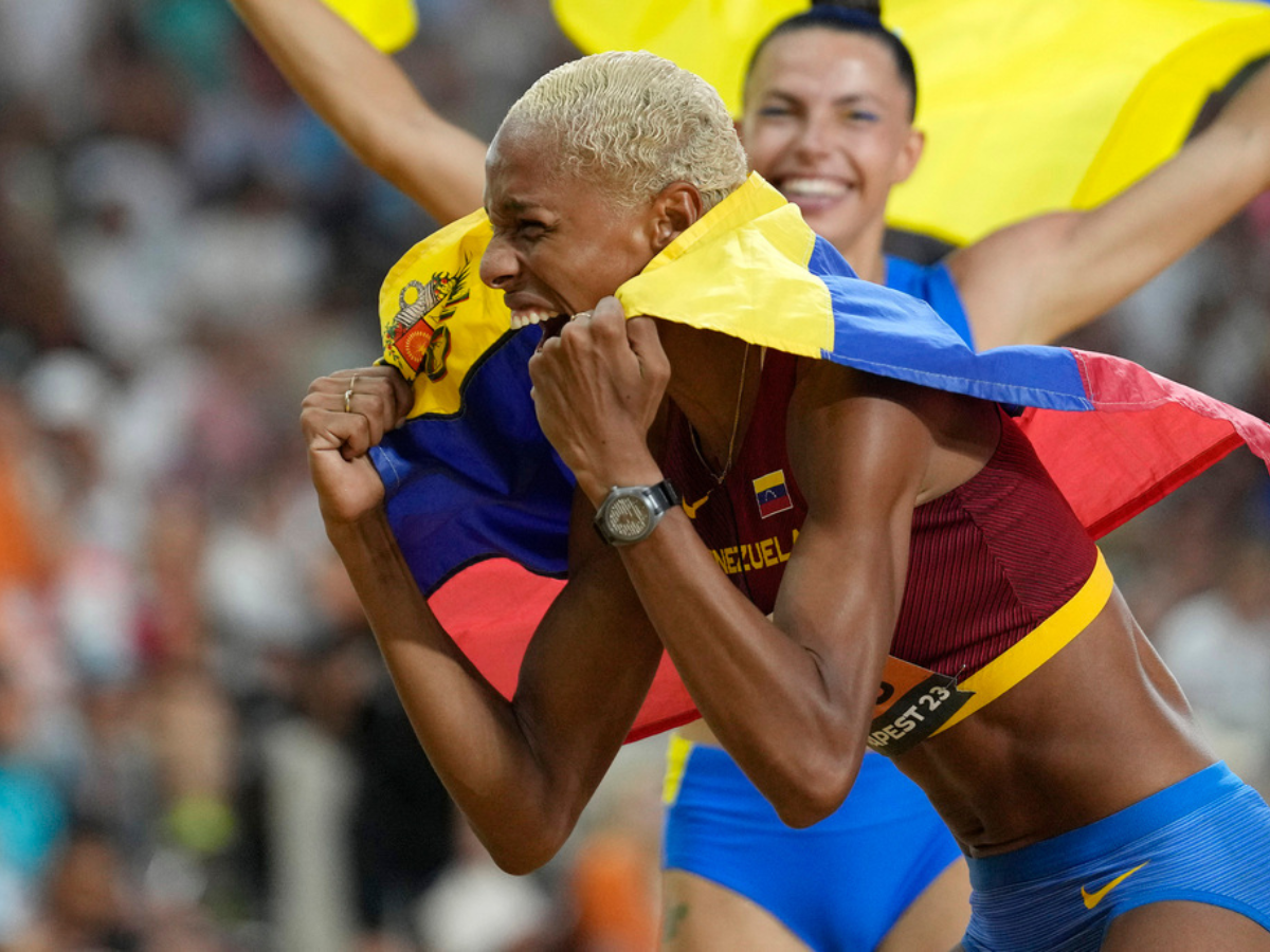 Yulimar Rojas logró un salto dorado en Tokio