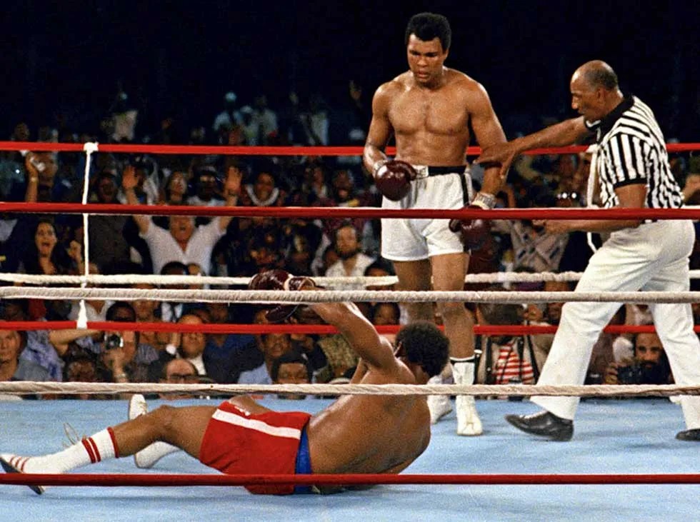 A 50 años de la pelea entre Ali y Foreman