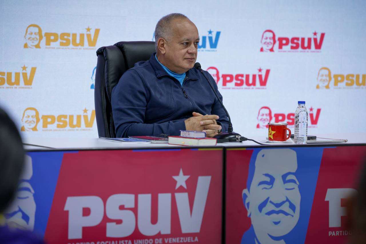 Cabello se reunió con la JPSUV y trazó lineamientos de cara al cierre del año