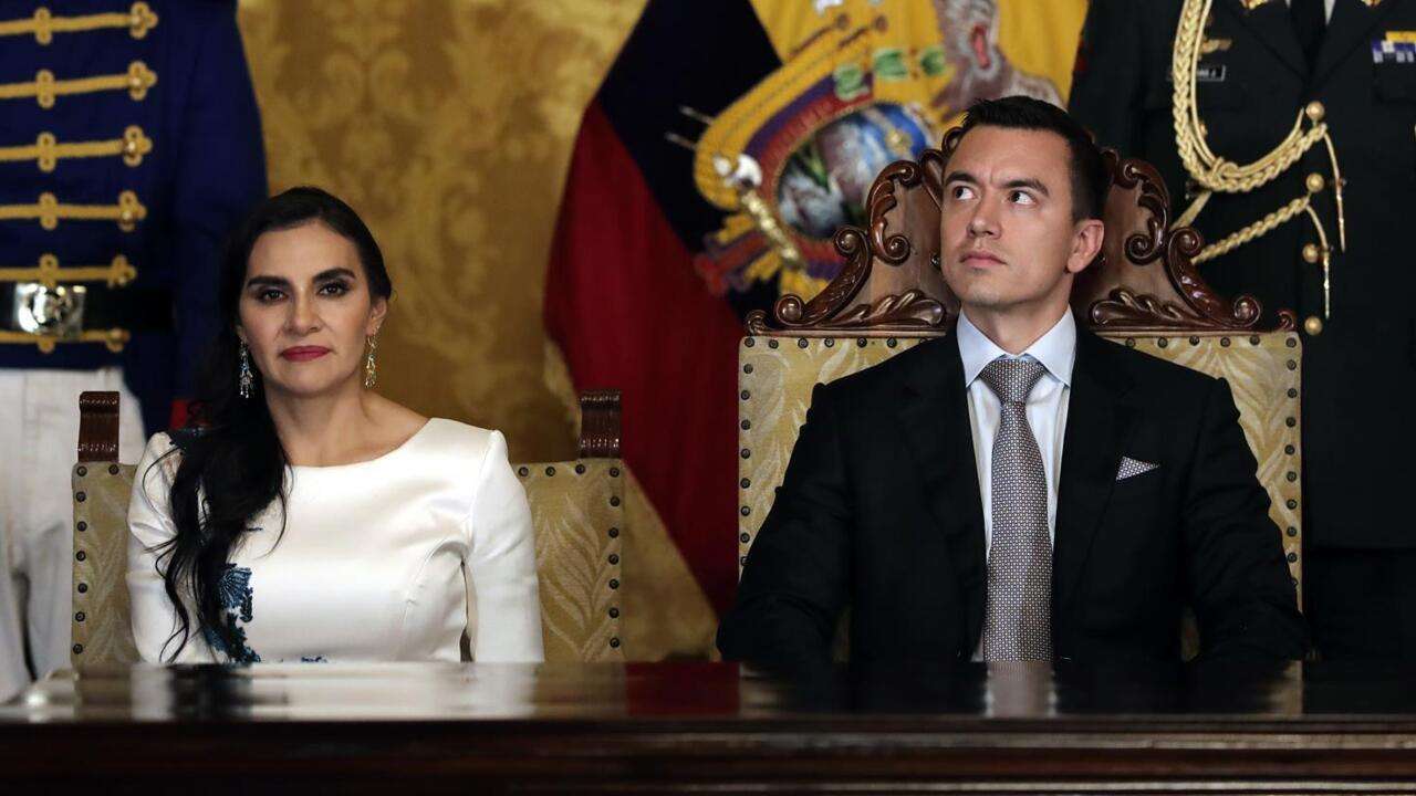 Noboa destituye finalmente a la vicepresidenta de Ecuador