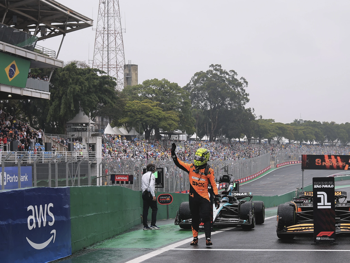 Lando Norris ganó una accidentada Pole en Sao Paulo
