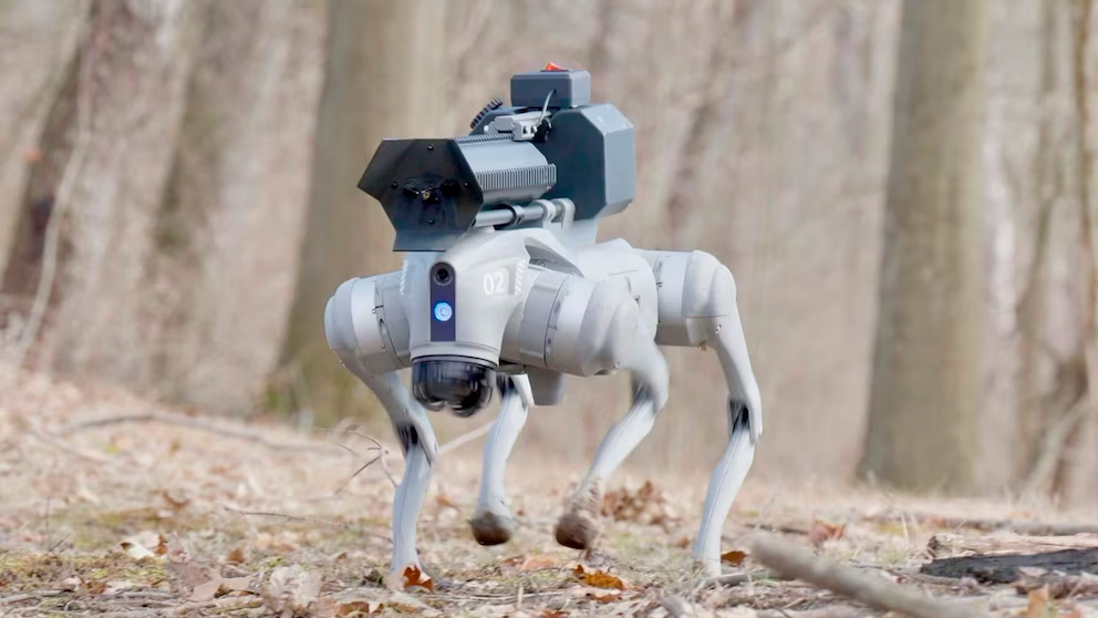 Los robots caninos desplegados por el Servicio Secreto que custodian la residencia de Trump en Florida