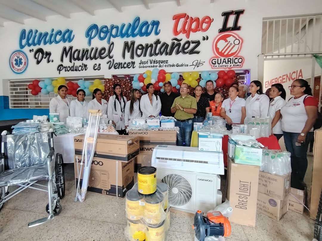 Entregan insumos médicos y ambulancia a centros de salud en Guárico