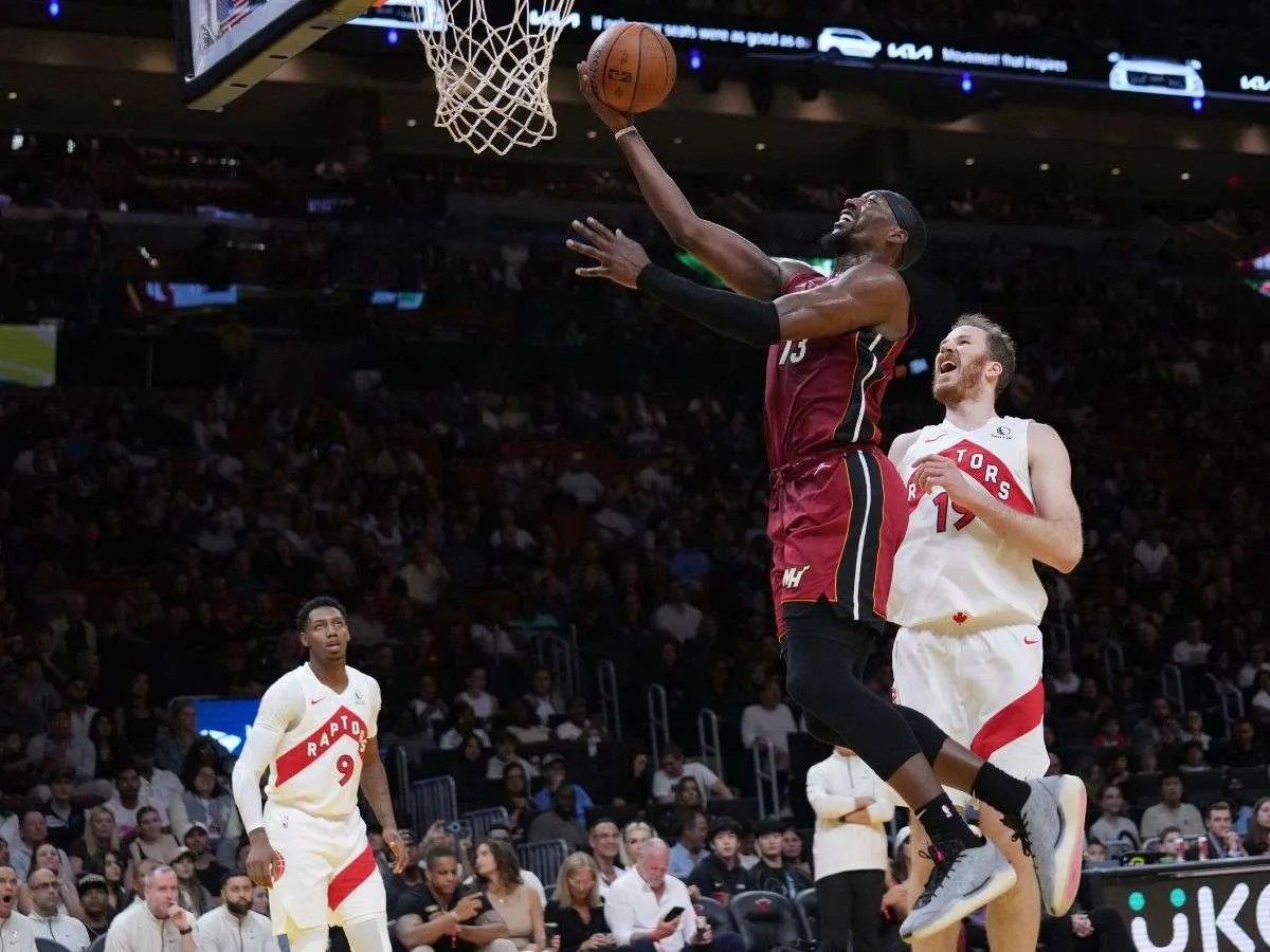 Bam Adebayo guió el triunfo de Heat