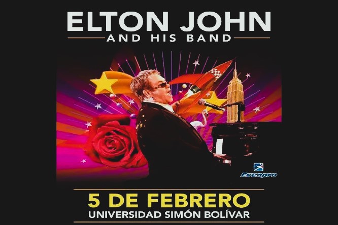 Santiago Otero - Elton John, Ícono del Año 2024 según TIME... ¡Así fueron sus visitas a Venezuela de la mano de Evenpro! - FOTO