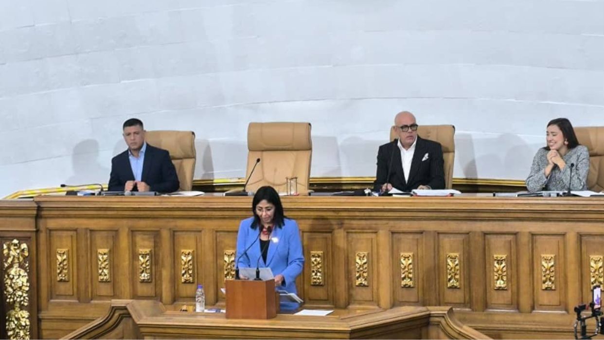 Vicepresidenta Delcy Rodríguez presentó ante la AN la cifra para el presupuesto del 2025