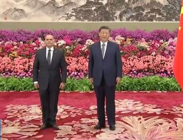 Embajador Ceballos entregó Cartas Credenciales ante presidente de China
