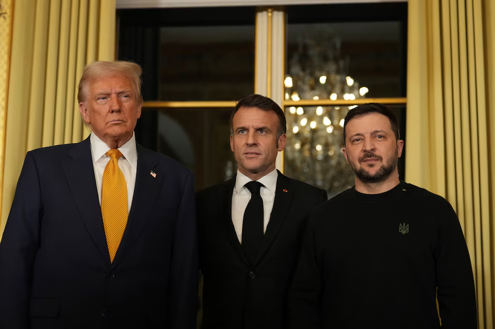 Trump ratificó a Zelensky en París que al asumir en la Casa Blanca cerrará el conflicto entre Ucrania y Rusia