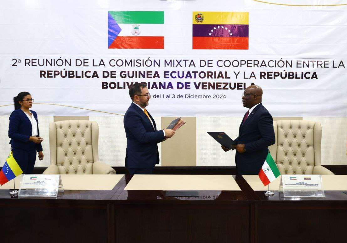 Venezuela y Guinea Ecuatorial firman 29 acuerdos de cooperación