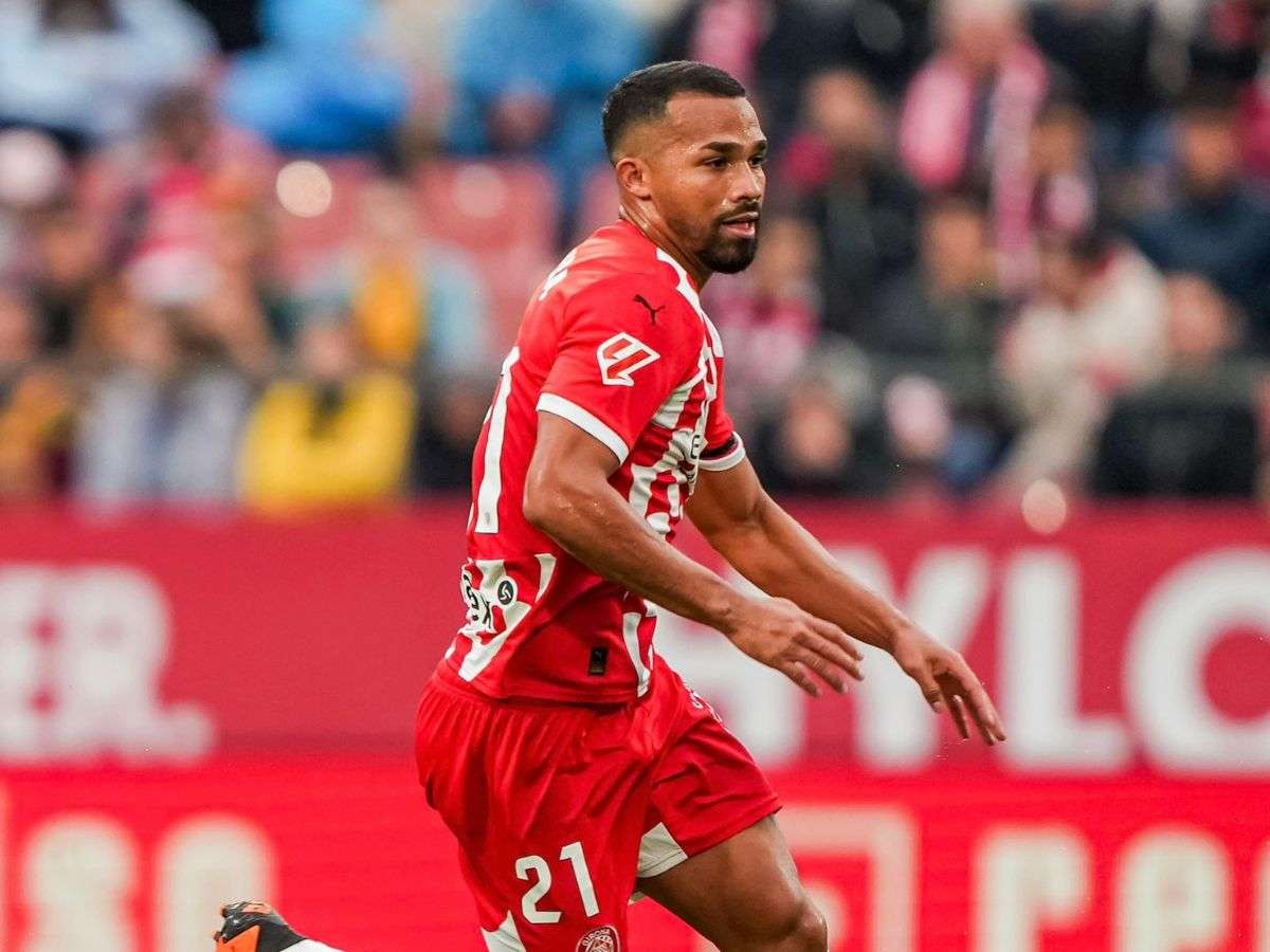 Yangel Herrera se unió a las prácticas del Girona FC