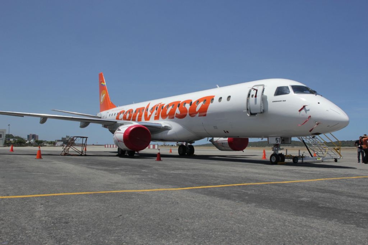 Arriba con éxito en Maiquetía vuelo Conviasa procedente de China