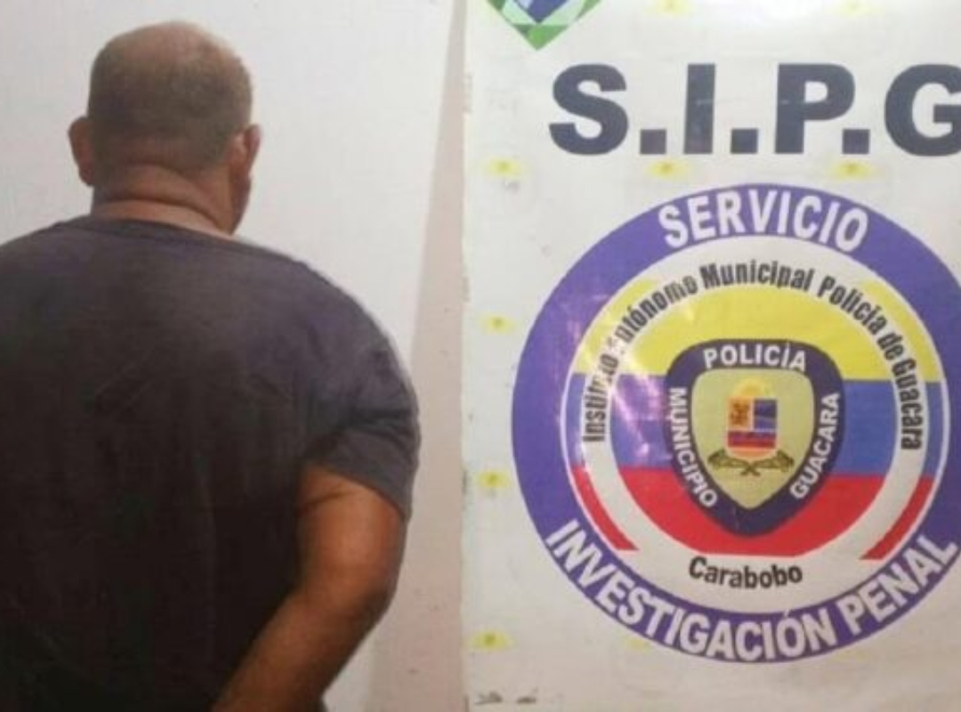 Detenido hombre que abusaba sexualmente de su hijastra y la dejó embarazada en Guacara