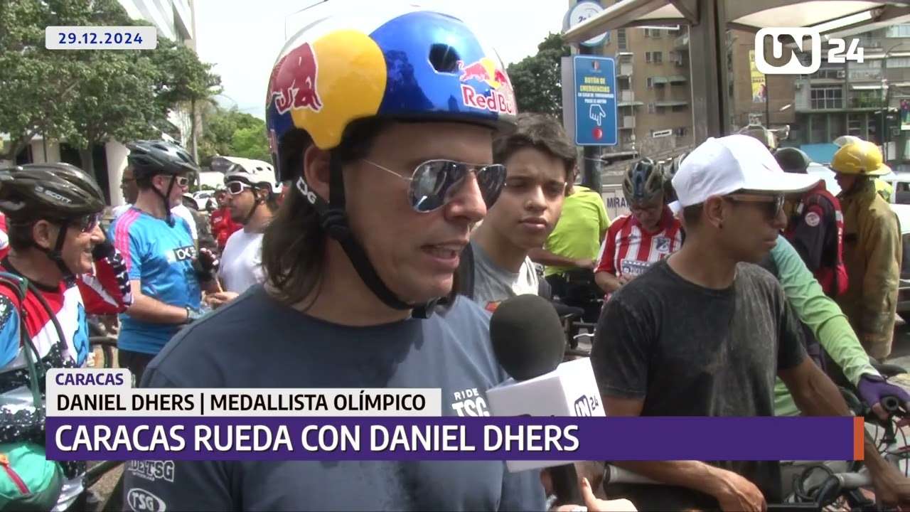 Caracas rueda con Daniel Dhers