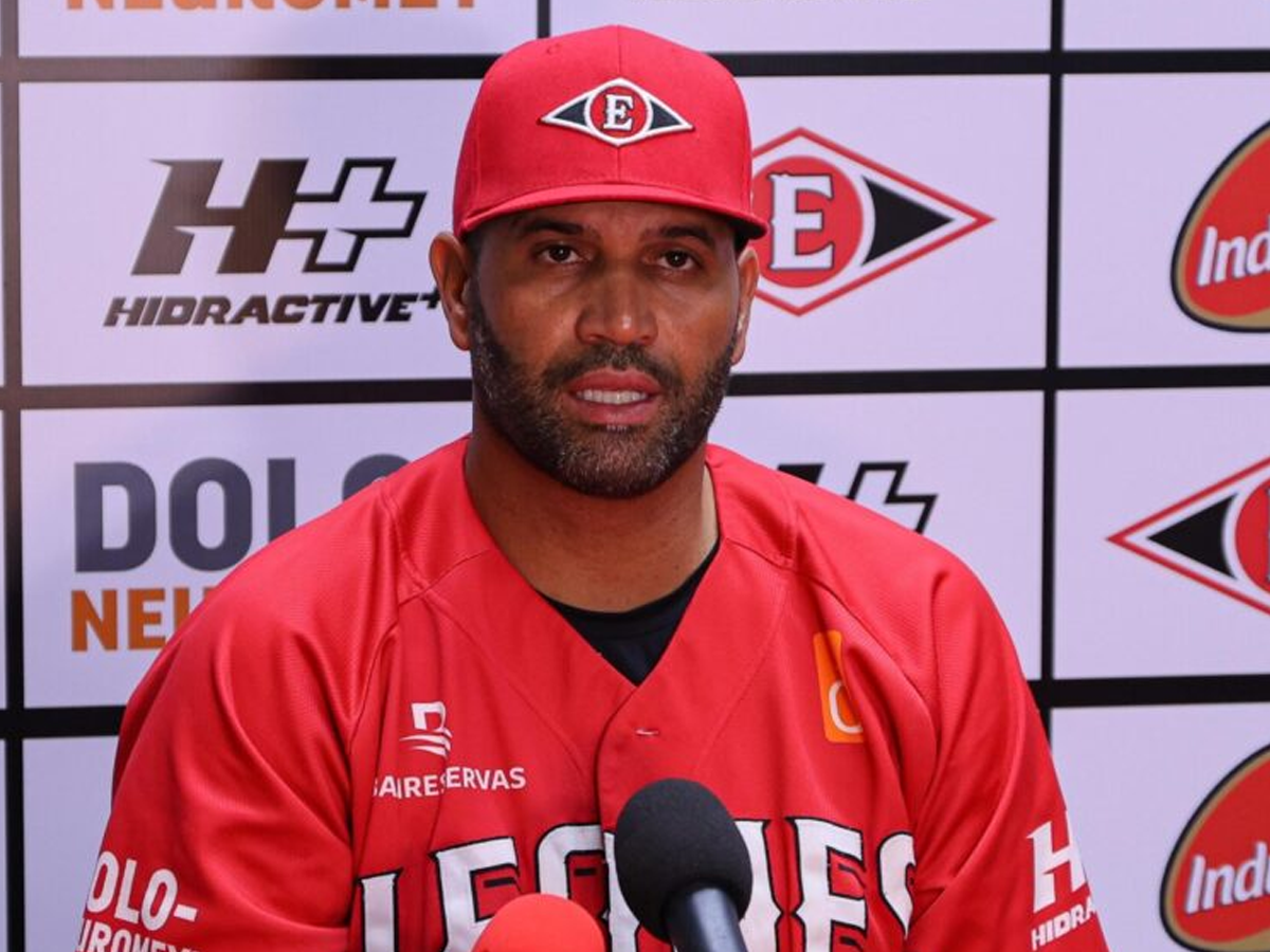 Pujols, orgulloso y agradecido por el título del Escogido