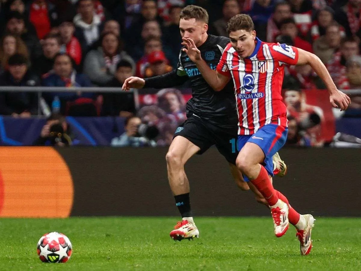 Julián Alvarez remontó el triunfo del Atlético de Madrid