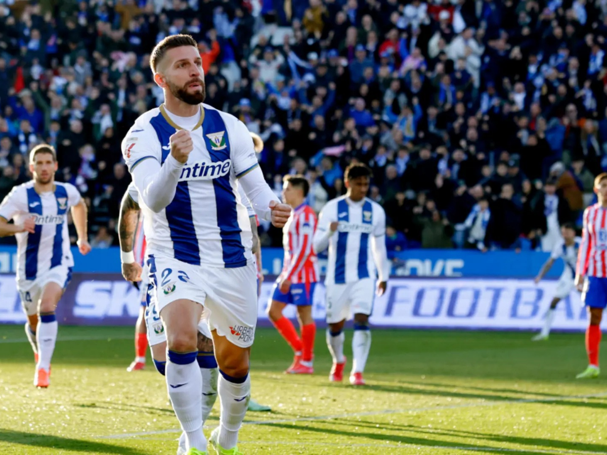 Leganés rompió racha de victorias del Atlético de Madrid