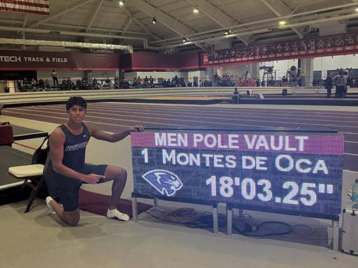 Montes de Oca primero del mundo U-20 con récord nacional en garrocha