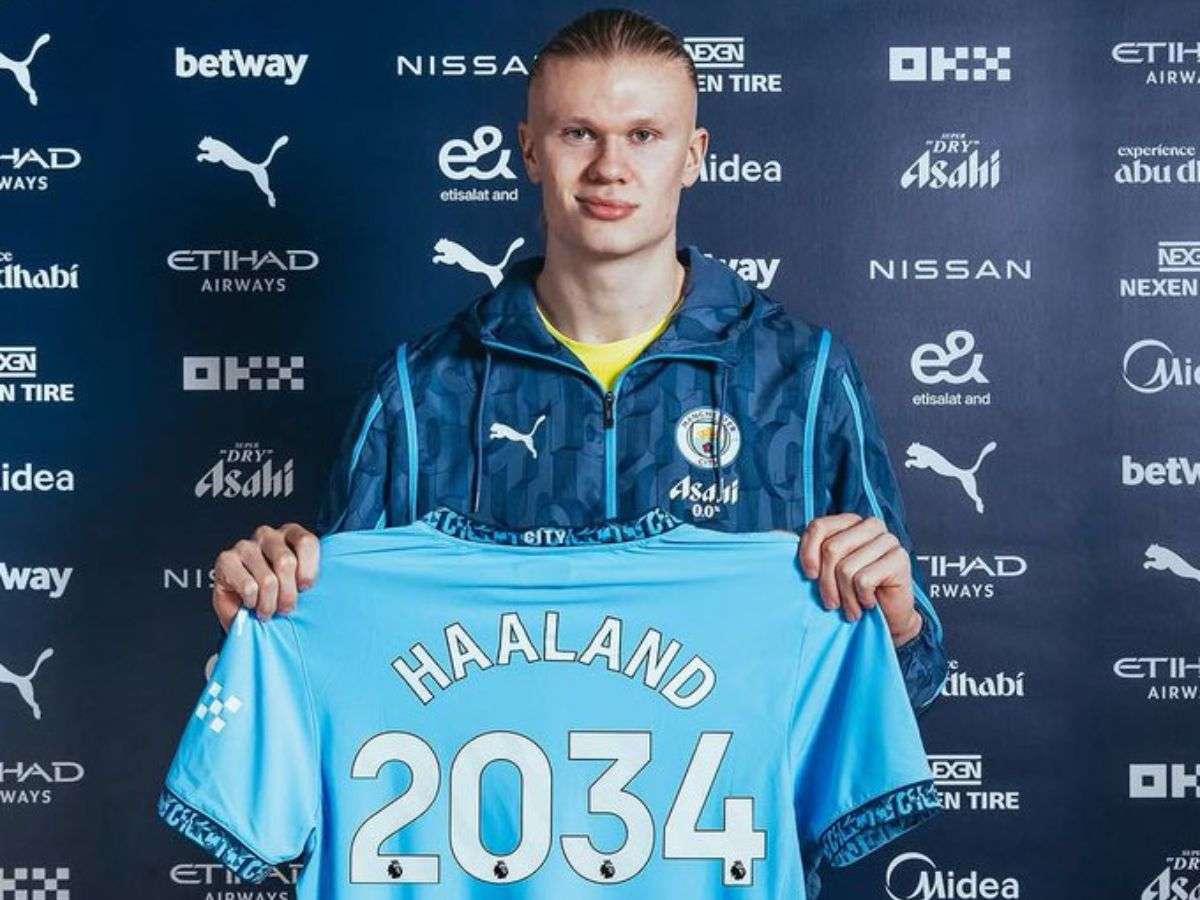 Haaland extiende estadía en el City hasta 2034