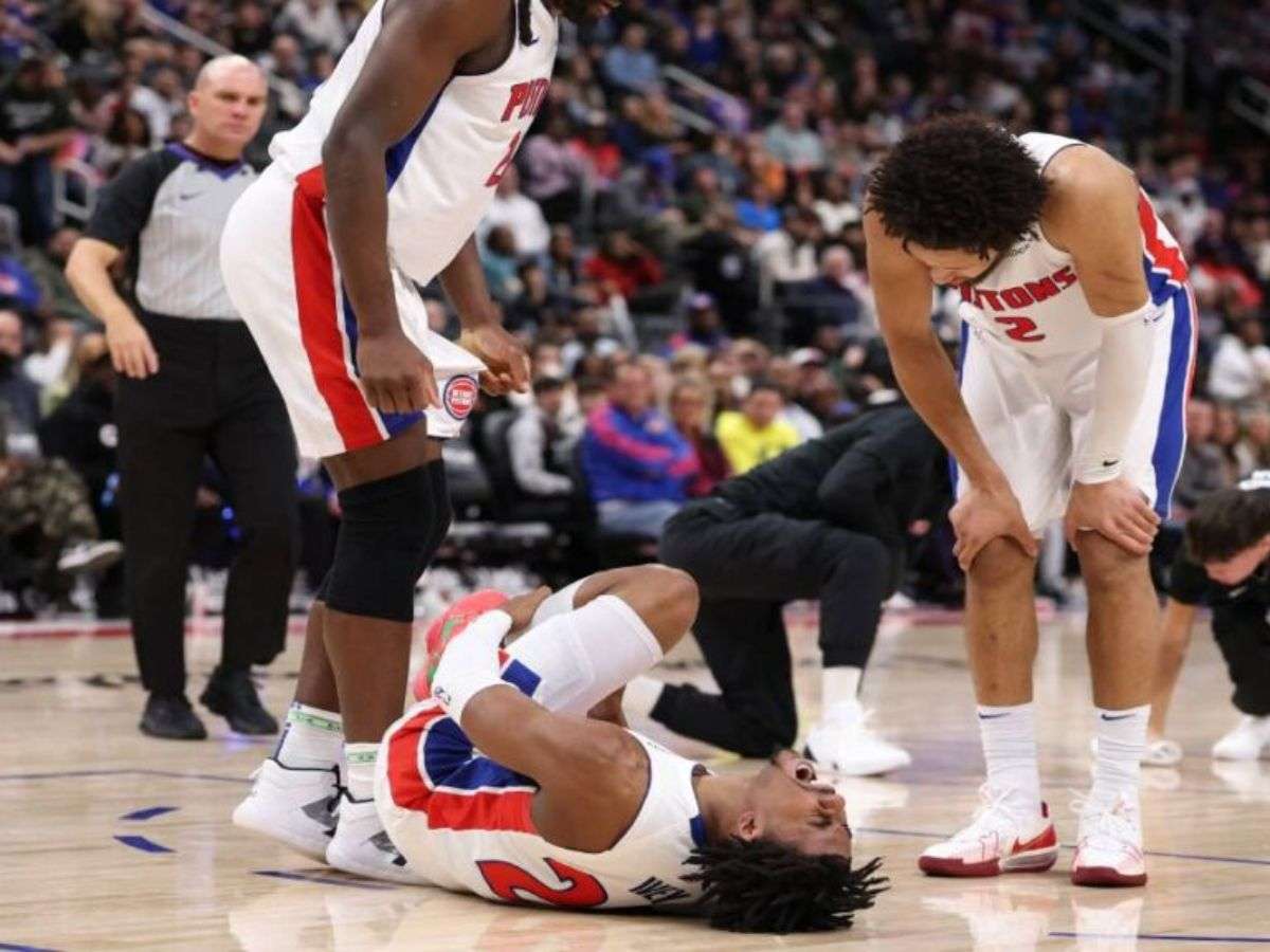 Jaden Ivey sufrió dura lesión en la pierna izquierda