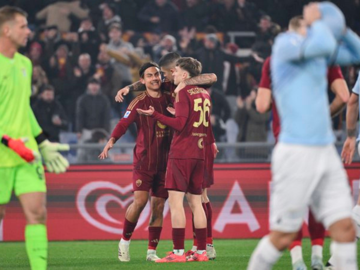 Roma conquistó el derbi de la capital