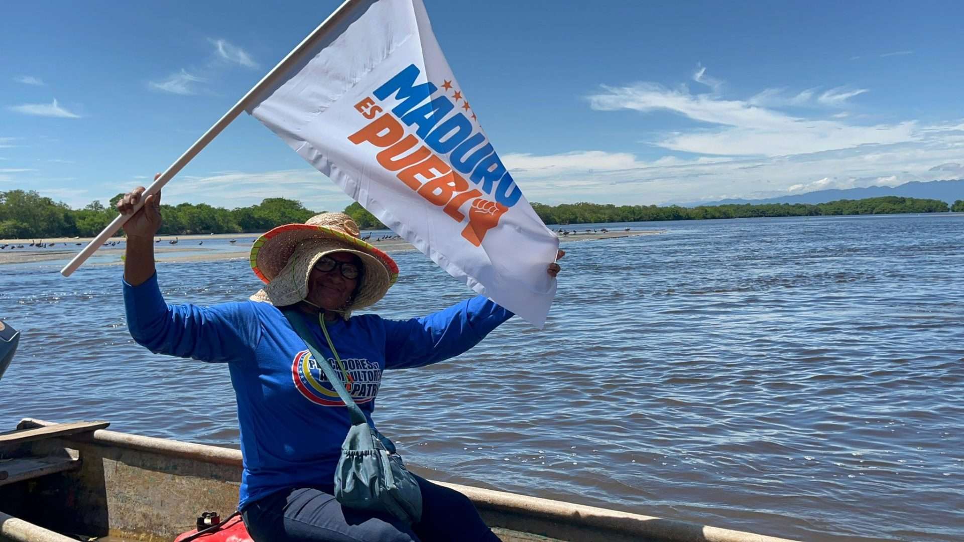 Pescadores y campesinos acampan en Caracas para acompañar investidura de Maduro