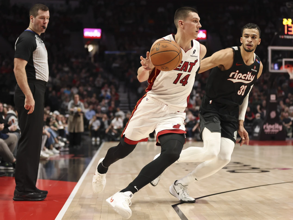 Tyler Herro lideró al Heat sobre los Trail Blazers