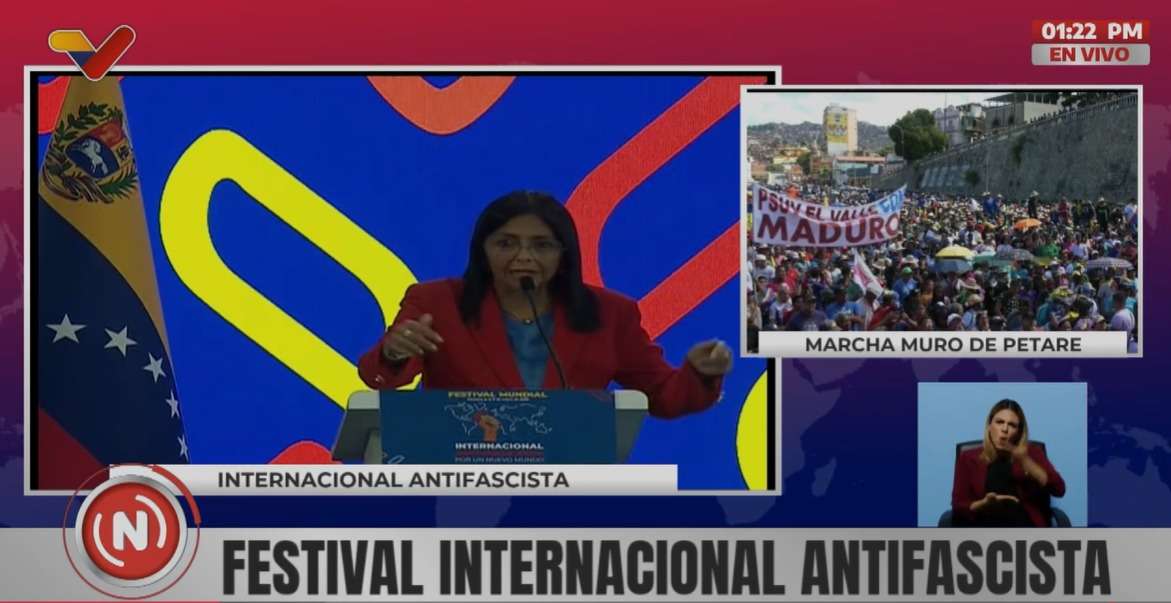 Delcy Rodríguez: Venezuela sigue dando lecciones de dignidad