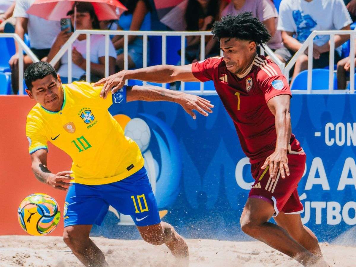 Vinotinto Playa cedió ante Brasil en la Copa América