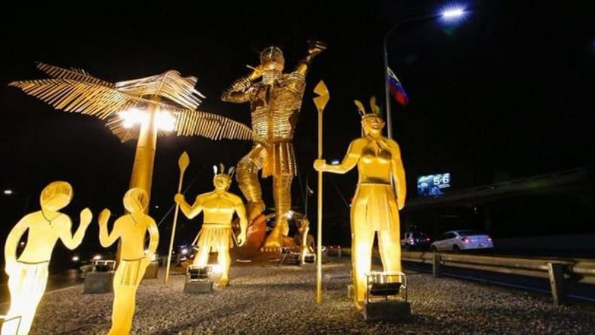 La razón por la que quitaron la escultura del Cacique Guaicaipuro de la autopista Francisco Fajardo