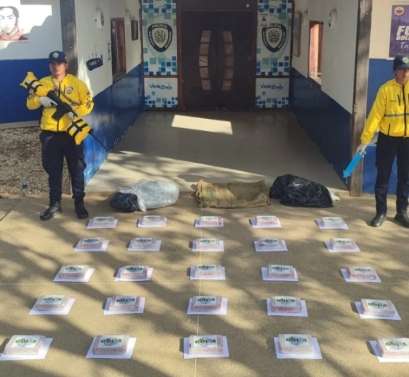 Funcionarios de la PNB incautan más de 36 kilos de cocaína en el estado Falcón