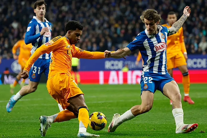 Real Madrid cayó ante RCD Espanyol 1 a 0
