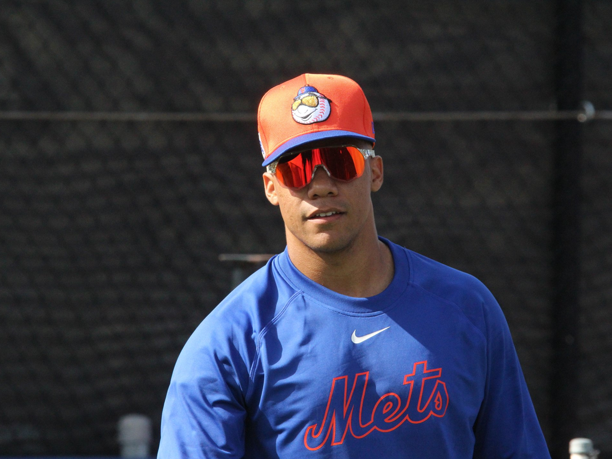 Juan Soto arribó al campamento de los Mets