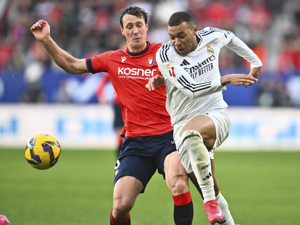 Real Madrid y Osasuna no pasaron del empate en Pamplona