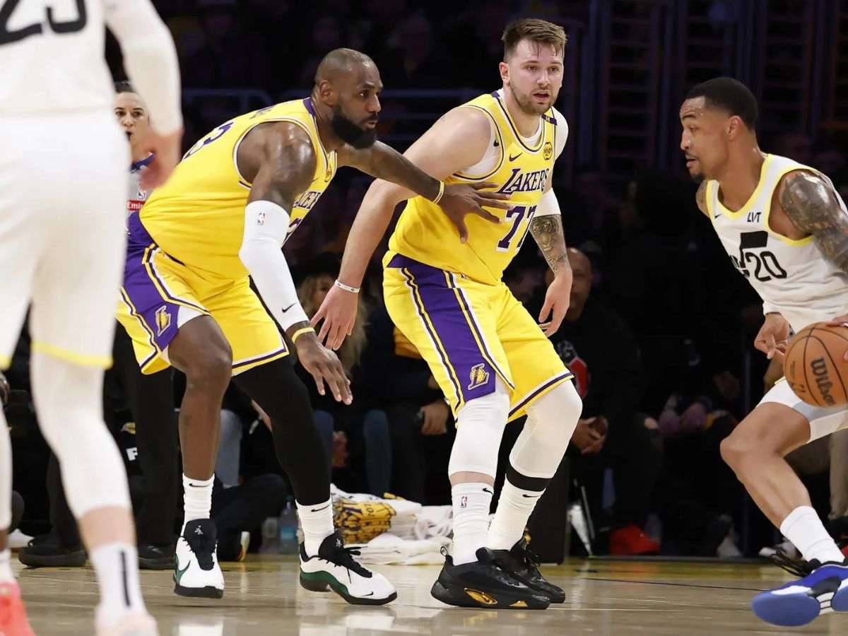 Luka Dončić consiguió sus primeros puntos con Lakers
