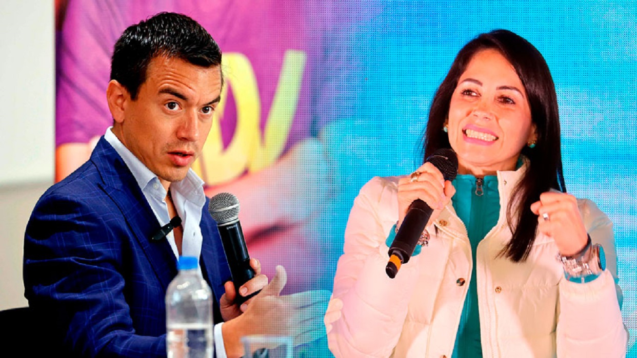 Noboa y González definirán la elección presidencial