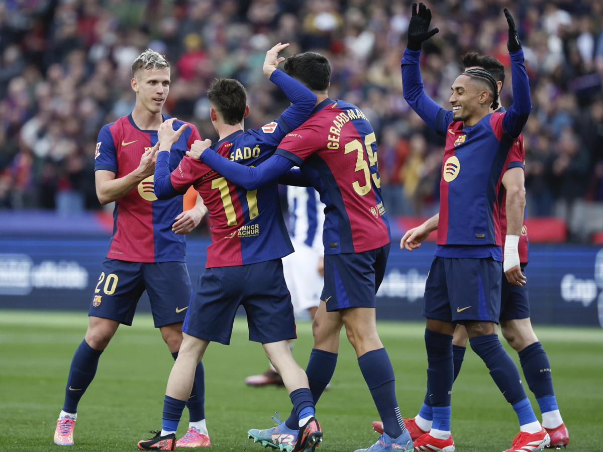 Barcelona cumplió en casa y ahora es líder de LaLiga