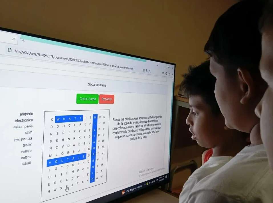 Imparten curso de robótica creativa a estudiantes en Guárico