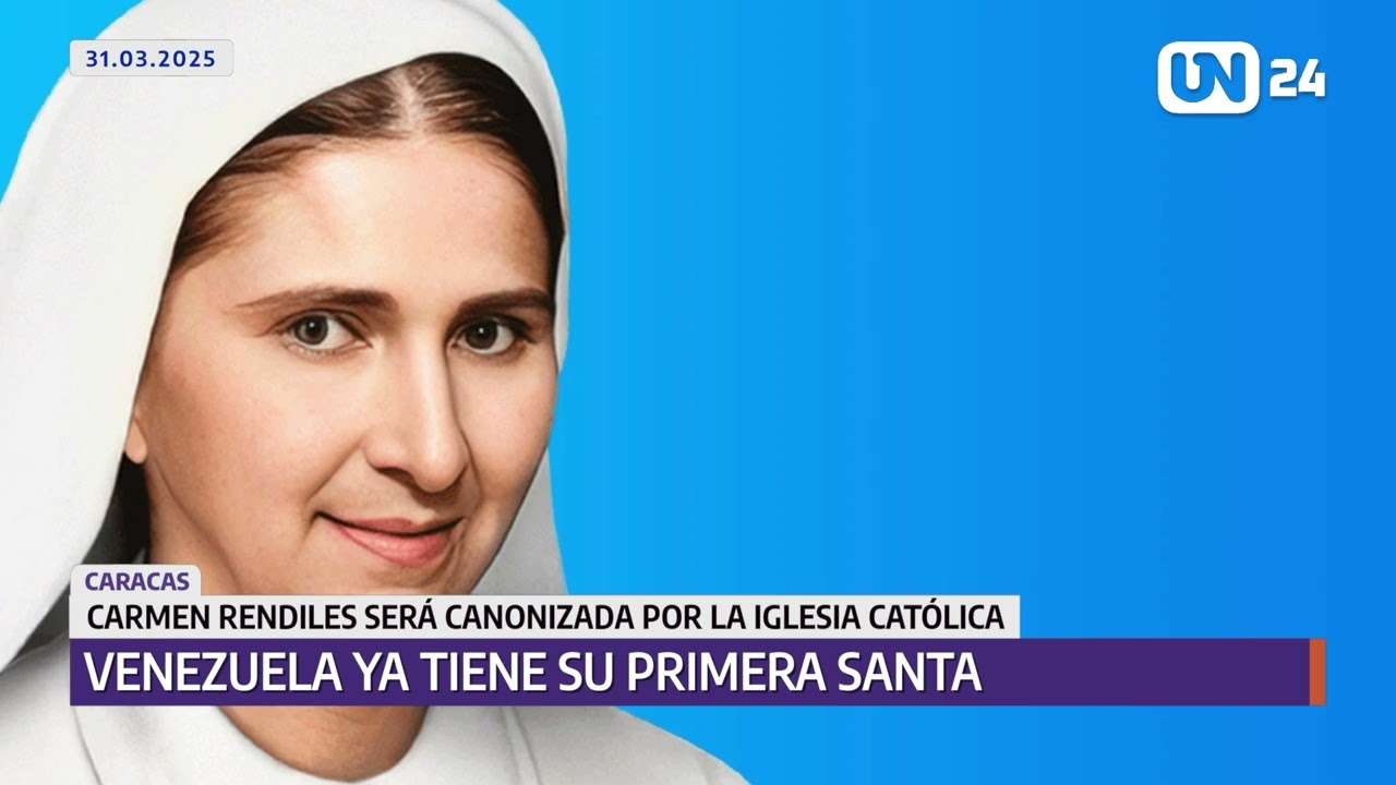 Venezuela ya tiene su primera Santa: Carmen Rendiles