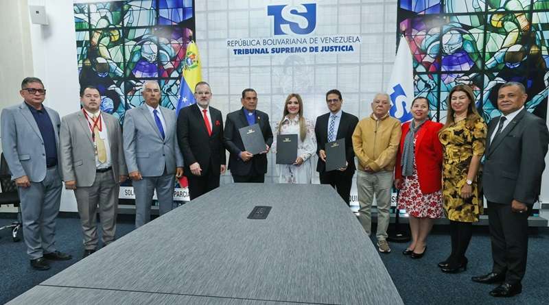 TSJ y Ucsar firman acuerdo de cooperación académica