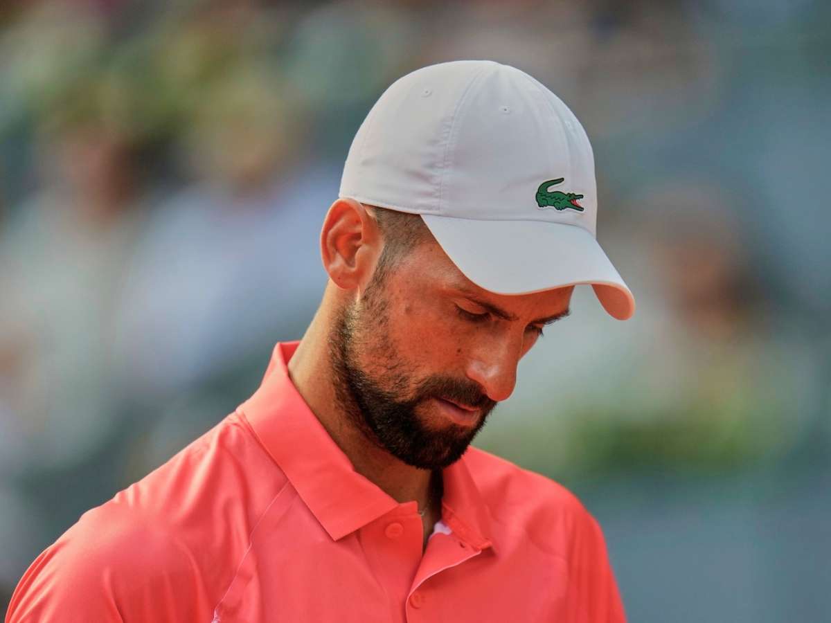 Novak Djokovic cayó en el Masters de Madrid
