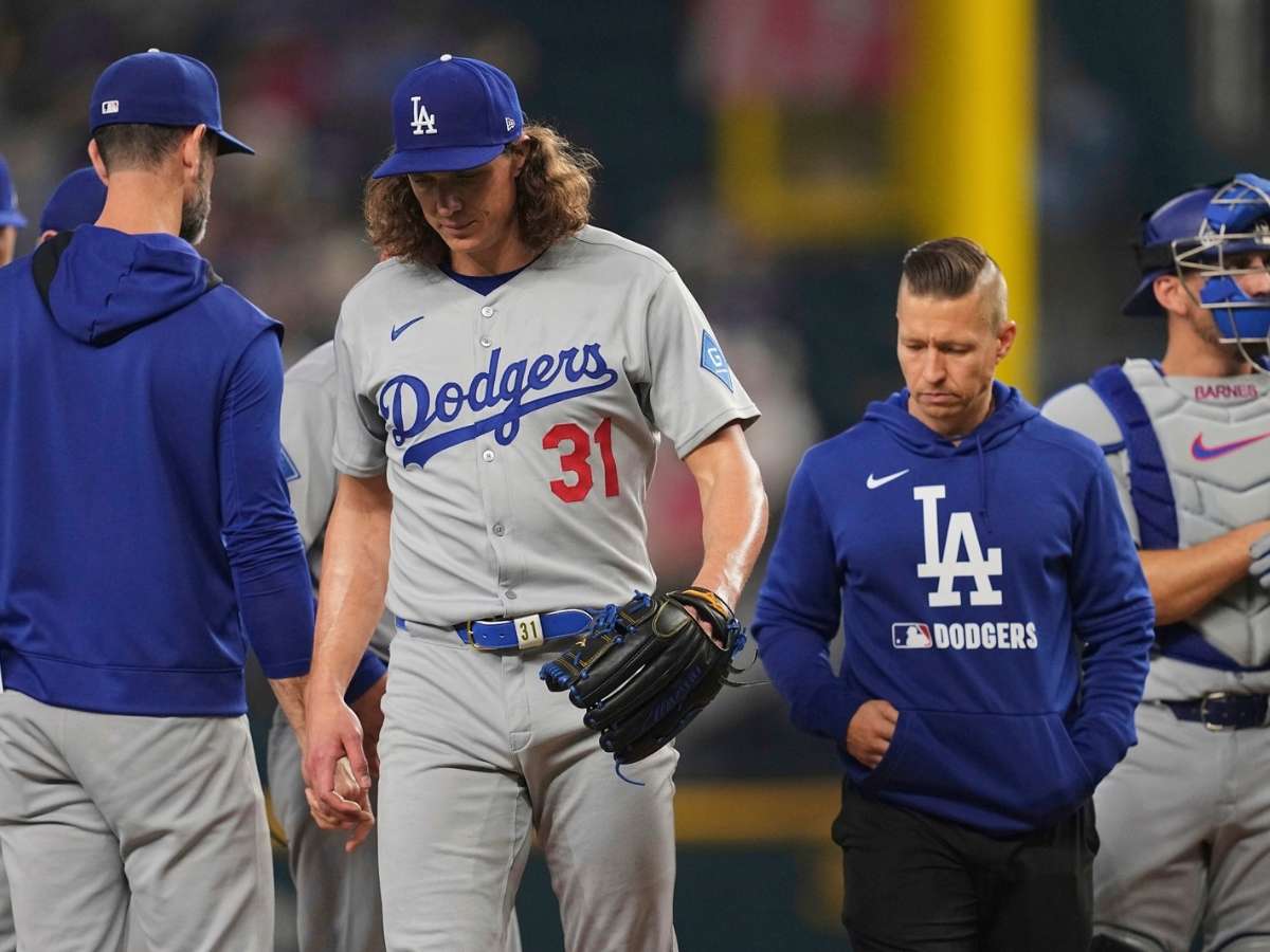 Los Dodgers sufren bajas importantes en su rotación