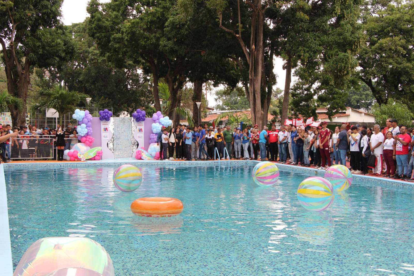 Inauguran la piscina del parque La Carolina en Barinas 